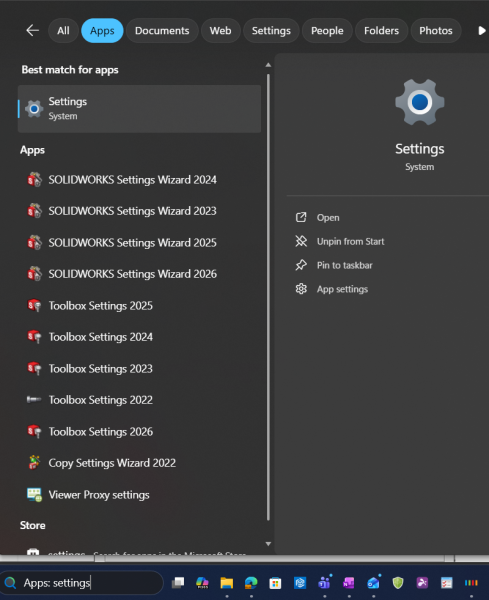 Open the Wizard from Windows