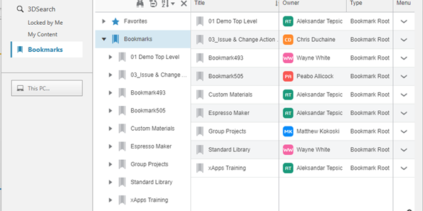 Espace collaboratif 3DSpace