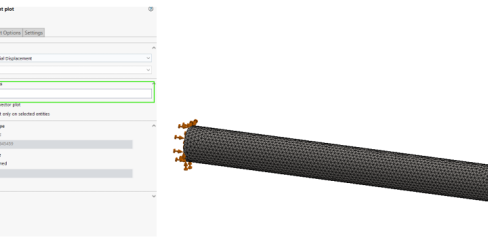 Angular deformation SOLIDWORKS Simulation 2026 angular displacement Angular deformation SOLIDWORKS Simulation 2026 angular displacement