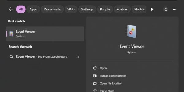 Observateur d'événements de Windows