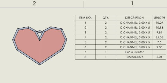 SOLIDWORKS cut list with mixed units SOLIDWORKS cut list with mixed units