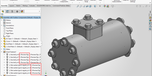 Wrong Size SOLIDWORKS Toolbox