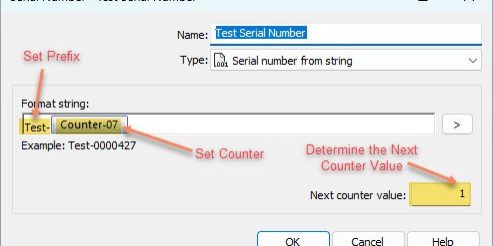 SOLIDWORKS PDM Templates and Serial Numbers